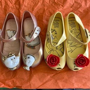 Bundle of Disney mini Melissa shoes